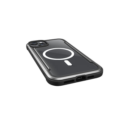 iPhone 15 Kılıf M-safe Şarj Özellikli Airbagli Raptic Shield Serisi Şeffaf Arka Yüzey Kılıf