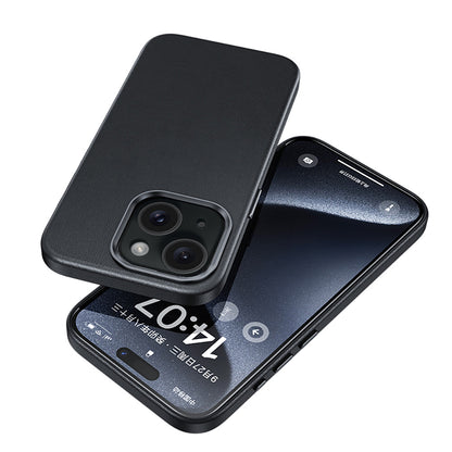 iPhone 15 Kılıf M-safe Şarj Özellikli Benks Vintage Leather Kılıf