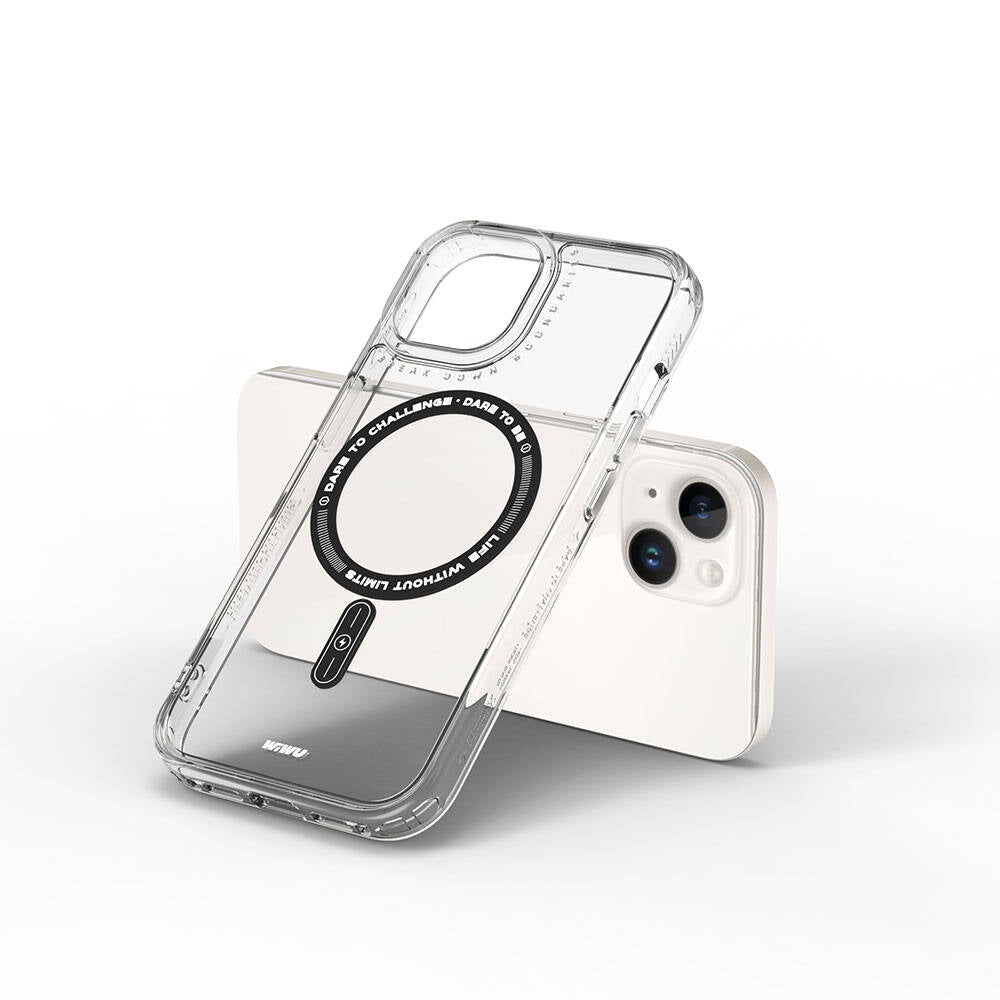 iPhone 15 Kılıf M-safe Şarj Özellikli Wiwu Basic Color J Serisi Kılıf