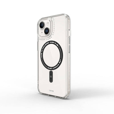 Apple iPhone 15 Kılıf Magsafe Şarj Özellikli Wiwu Basic Color J Serisi Kapak Gri