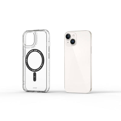 Apple iPhone 15 Kılıf Magsafe Şarj Özellikli Wiwu Basic Color J Serisi Kapak Gri