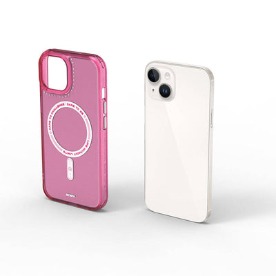 Apple iPhone 15 Kılıf Magsafe Şarj Özellikli Wiwu Basic Color J Serisi Kapak Gri