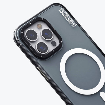 Apple iPhone 15 Kılıf Magsafe Şarj Özellikli Youngkit Jiansha Serisi Kapak Siyah