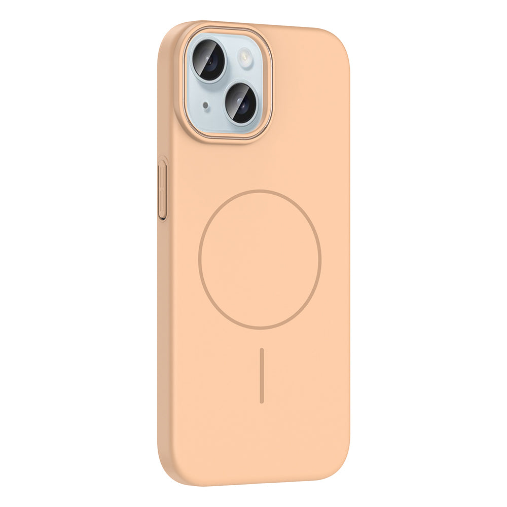 Apple iPhone 15 Kılıf M-safe Şarj Özellikli Zore Ruby Sert Kapak Lacivert