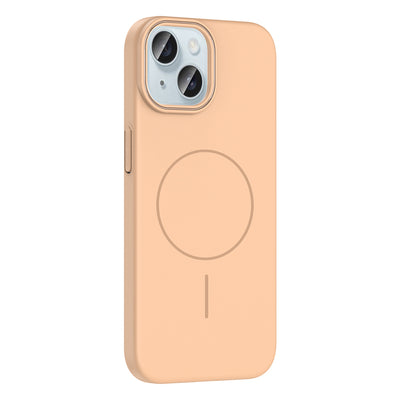 Apple iPhone 15 Kılıf M-safe Şarj Özellikli Zore Ruby Sert Kapak Lacivert