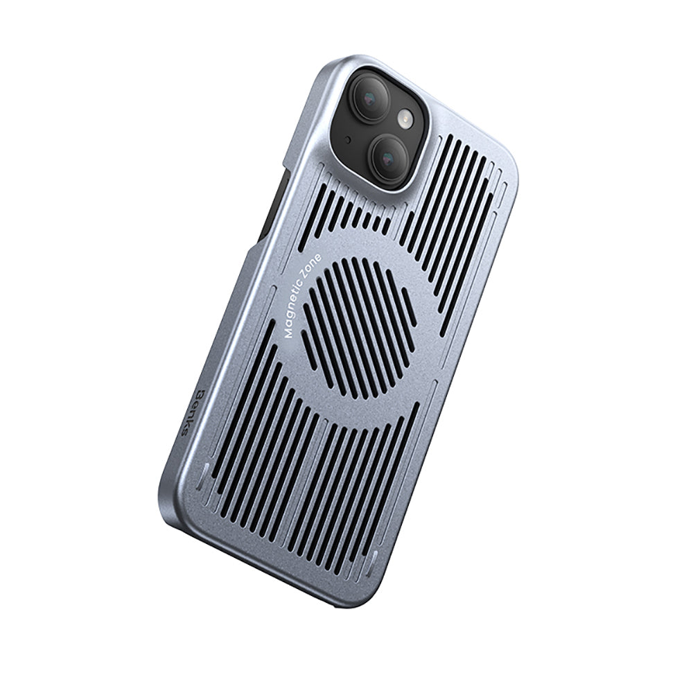iPhone 15 Kılıf M-safe Şarj ve Soğutucu Özellikli Benks Biliz Kılıf