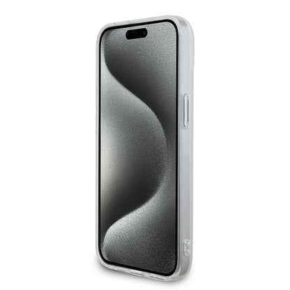 iPhone 15 Kılıf Mercedes Benz Orjinal Lisanslı New Urban 3 IML Baskılı Paralel Çizgi Desenli Kılıf