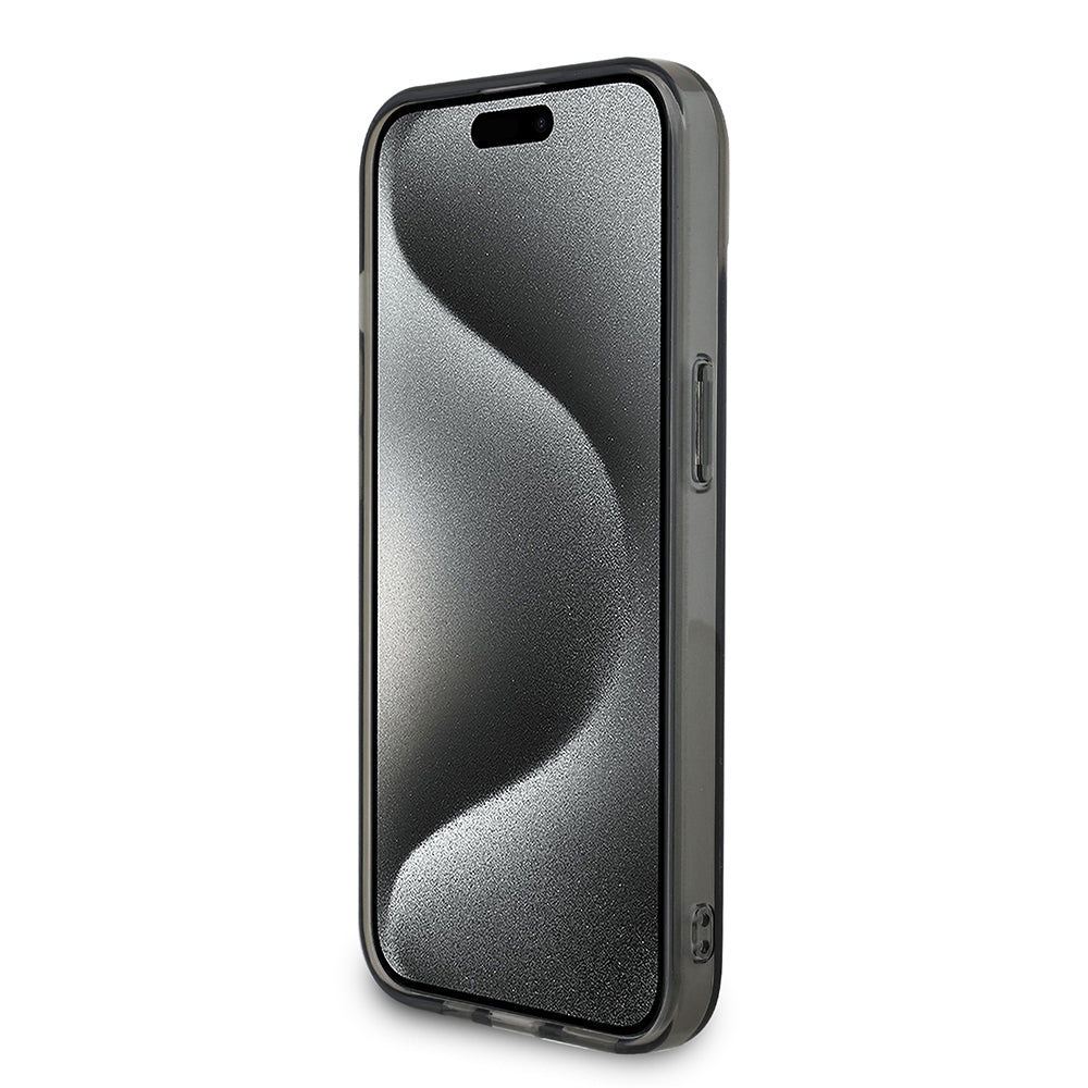 iPhone 15 Kılıf Mercedes Benz Orjinal Lisanslı New Urban 3 IML Baskılı Paralel Çizgi Desenli Kılıf