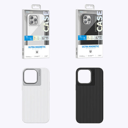 iPhone 15 Kılıf Recci Aurora Serisi M-safe Şarj Özellikli Kılıf