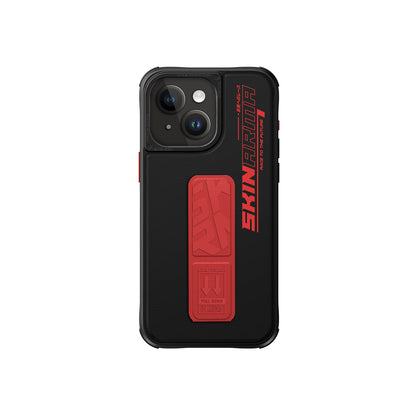 iPhone 15 Kılıf SkinArma Standlı Deri Görünümlü Slate Kılıf