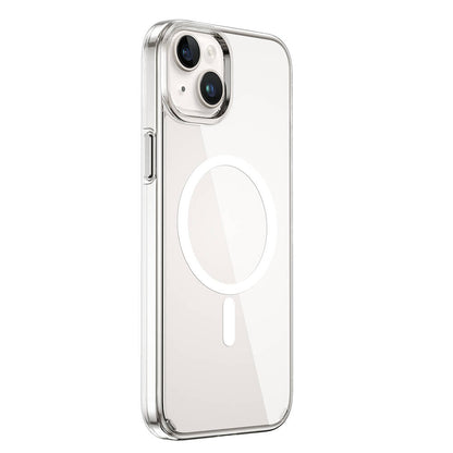 iPhone 15 Kılıf Wiwu BC-022 M-safe Şarj Özellikli Şeffaf Transparan Kılıf
