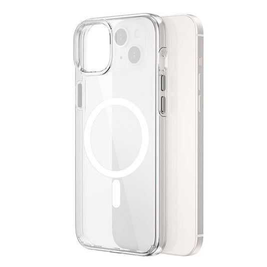iPhone 15 Kılıf Wiwu BC-022 M-safe Şarj Özellikli Şeffaf Transparan Kılıf