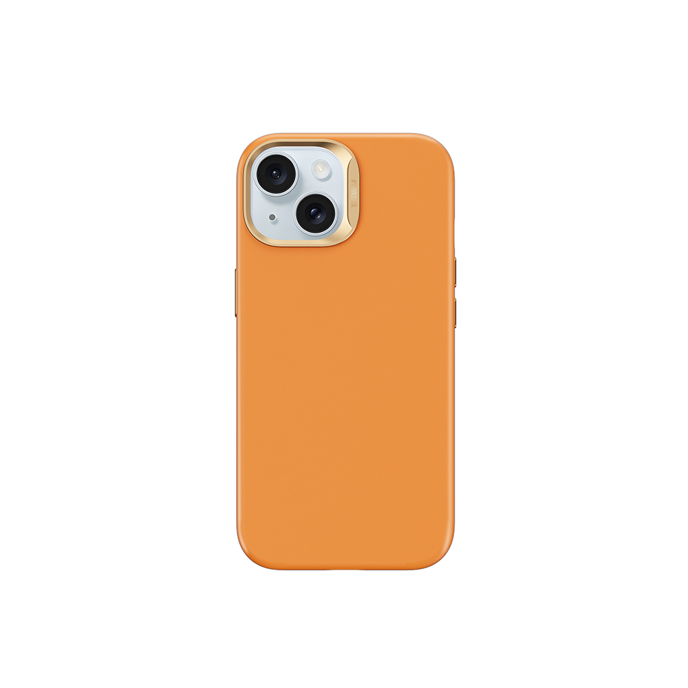 iPhone 15 Kılıf Wiwu SP-019 M-safe Şarj Özellikli Vegan Leather Deri Kılıf