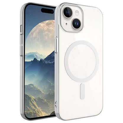 iPhone 15 Kılıf Zore Wireless Şarj Özellikli Pixel M-safe Kılıf