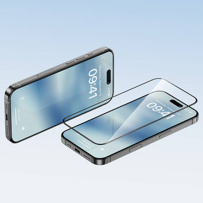 Apple iPhone 15 Plus Benks Ultra Shield 0.4mm Ekran Koruyucu + Kolay Uygulama Aparatlı Siyah