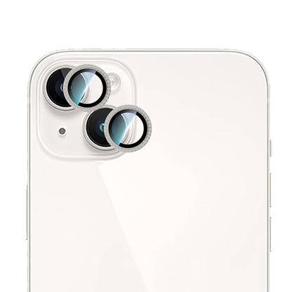 iPhone 15 Plus CaseWorld Alloy Sparkling Diamond Serisi Taşlı Lens Koruyucu