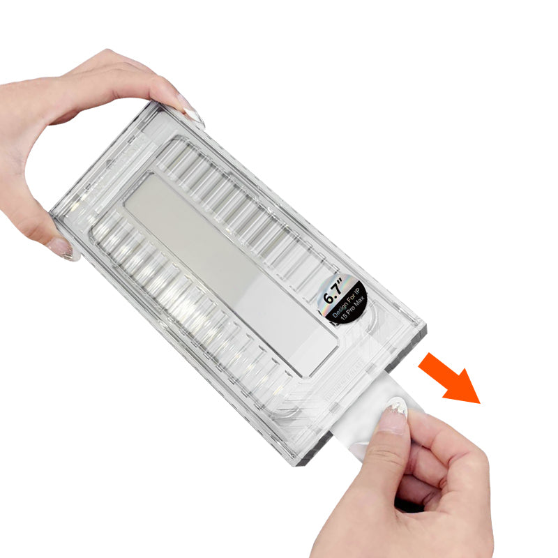 iPhone 15 Plus CaseWorld Ultra-Thin Serisi 0.15mm HD Cam Ekran Koruyucu + Uygulama Aparatlı