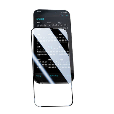 Apple iPhone 15 Plus Hidrofobik Ve Oleofobik Özellikli Benks Privacy Air Shield Ekran Koruyucu 10'lu Paket Şeffaf