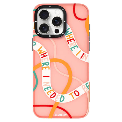 Apple iPhone 15 Plus Kılıf Bethany Green Tasarımlı Youngkit Sweet Language Kapak Gri