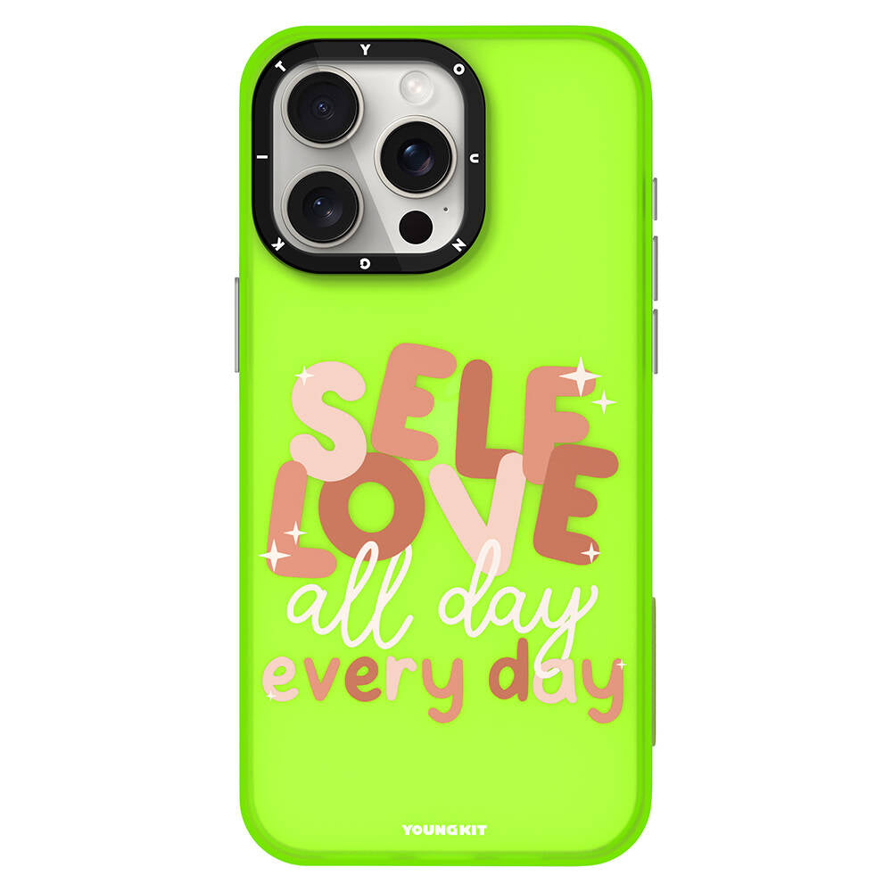 Apple iPhone 15 Plus Kılıf Bethany Green Tasarımlı Youngkit Sweet Language Kapak Gri