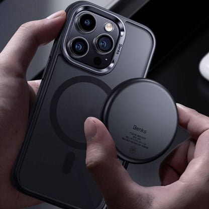 iPhone 15 Plus Kılıf M-safe Şarj Özellikli Benks Mist Protective Kılıf