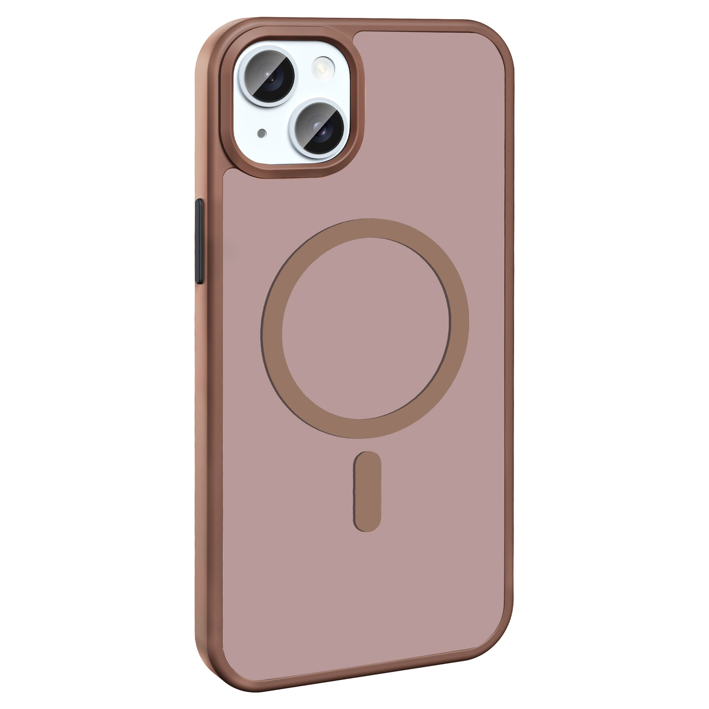 Apple iPhone 15 Plus Kılıf M-safe Şarj Özellikli Mat Arka Yüzey Zore Sio Kapak Derin Mor