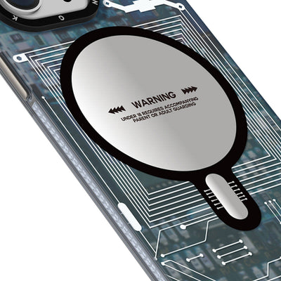 Apple iPhone 15 Plus Kılıf Magsafe Şarj Özellikli YoungKit Technology Serisi Kapak Kırmızı
