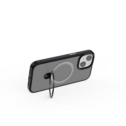 iPhone 15 Plus Kılıf Wiwu ZMM-010 M-safe Şarj Özellikli Mat Arka Yüzey Standlı Kılıf