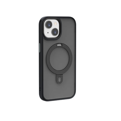 iPhone 15 Plus Kılıf Wiwu ZMM-010 M-safe Şarj Özellikli Mat Arka Yüzey Standlı Kılıf