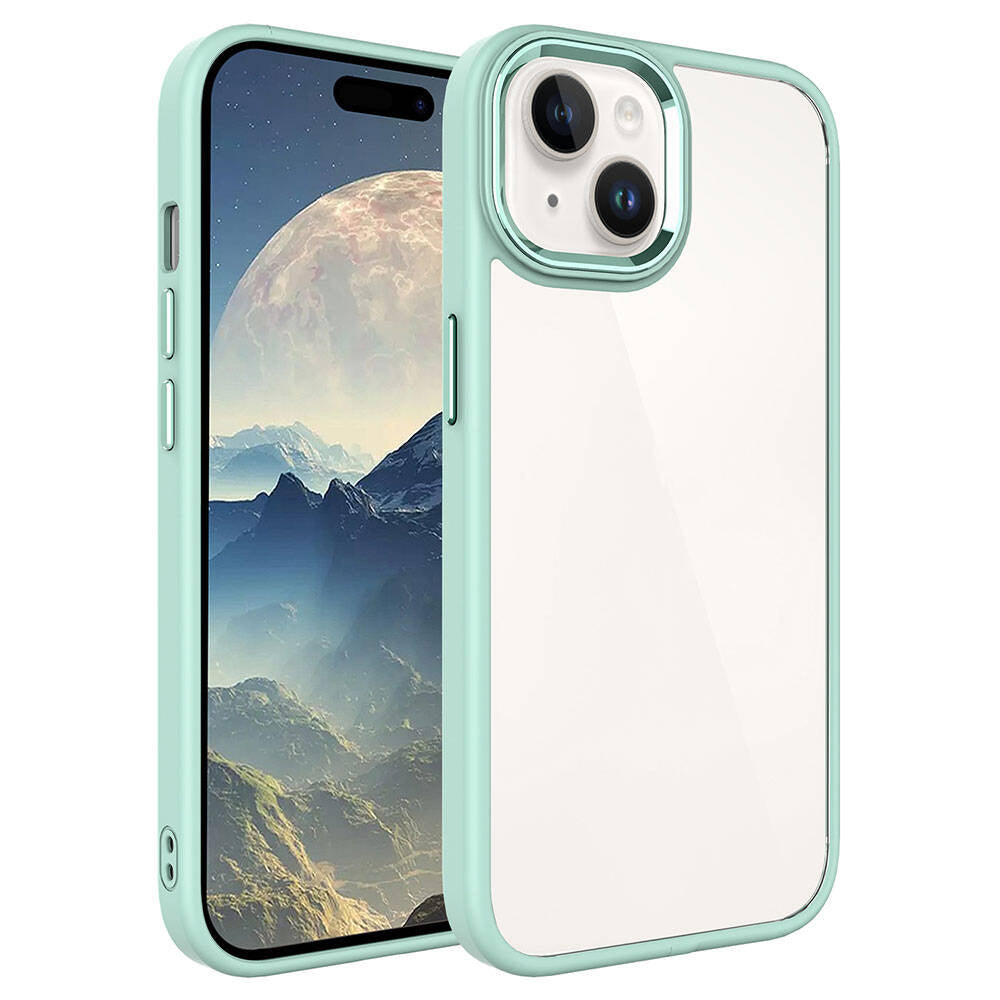iPhone 15 Plus Kılıf Zore Krom Kılıf
