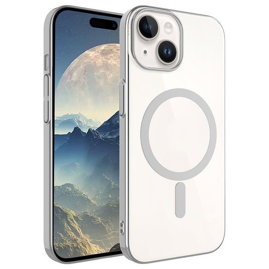 iPhone 15 Plus Kılıf Zore Wireless Şarj Özellikli Pixel M-safe Kılıf