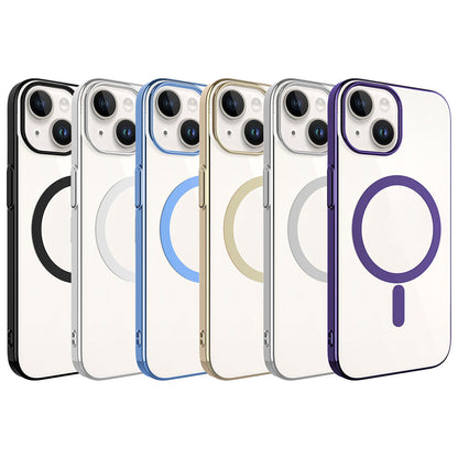 iPhone 15 Plus Kılıf Zore Wireless Şarj Özellikli Pixel M-safe Kılıf