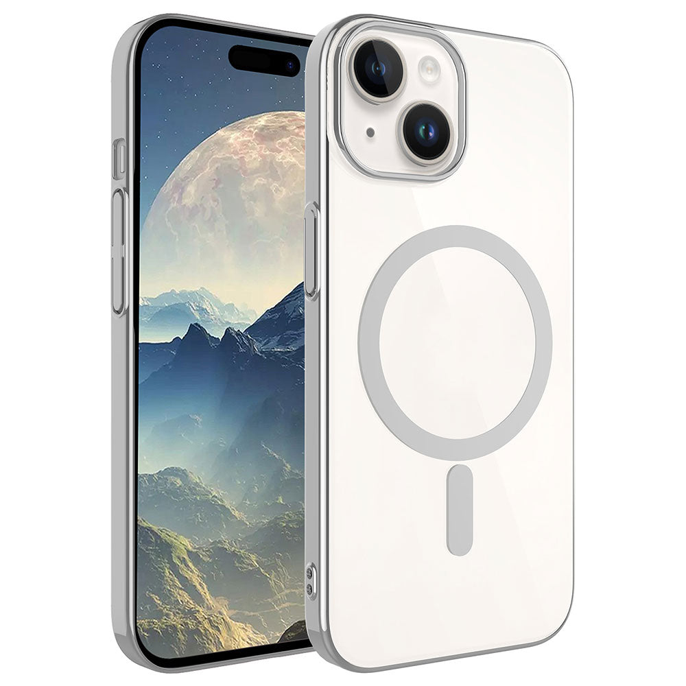 iPhone 15 Plus Kılıf Zore Wireless Şarj Özellikli Pixel M-safe Kılıf