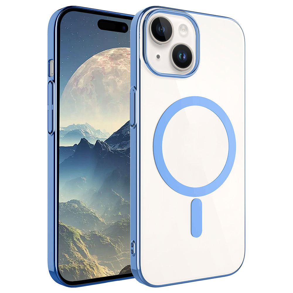 iPhone 15 Plus Kılıf Zore Wireless Şarj Özellikli Pixel M-safe Kılıf