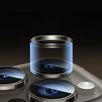 Apple iPhone 15 Plus Wiwu LG-004 PVD Lens Guard Metal Kamera Lens Koruyucu Yeşil