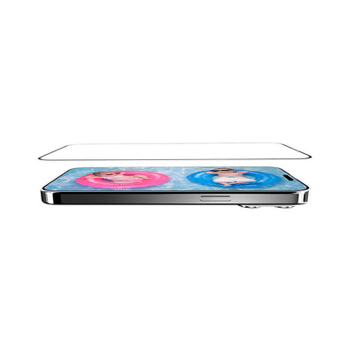 Apple iPhone 15 Premium Temperli Ultra HD Lisanslı Switcheasy Glass 9H Cam Ekran Koruyucu Renksiz