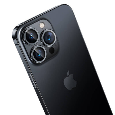 Apple iPhone 15 Pro Benks DR Safir Kamera Lens Koruyucu Gri