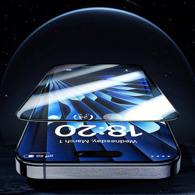 Apple iPhone 15 Pro Benks Glass Warrior HD Cam Ekran Koruyucu + Kolay Uygulama Aparatlı Siyah