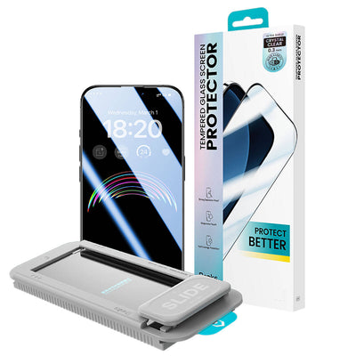 Apple iPhone 15 Pro Benks V Pro Ultra Shield 0.3mm Ekran Koruyucu + Kolay Uygulama Aparatlı Siyah