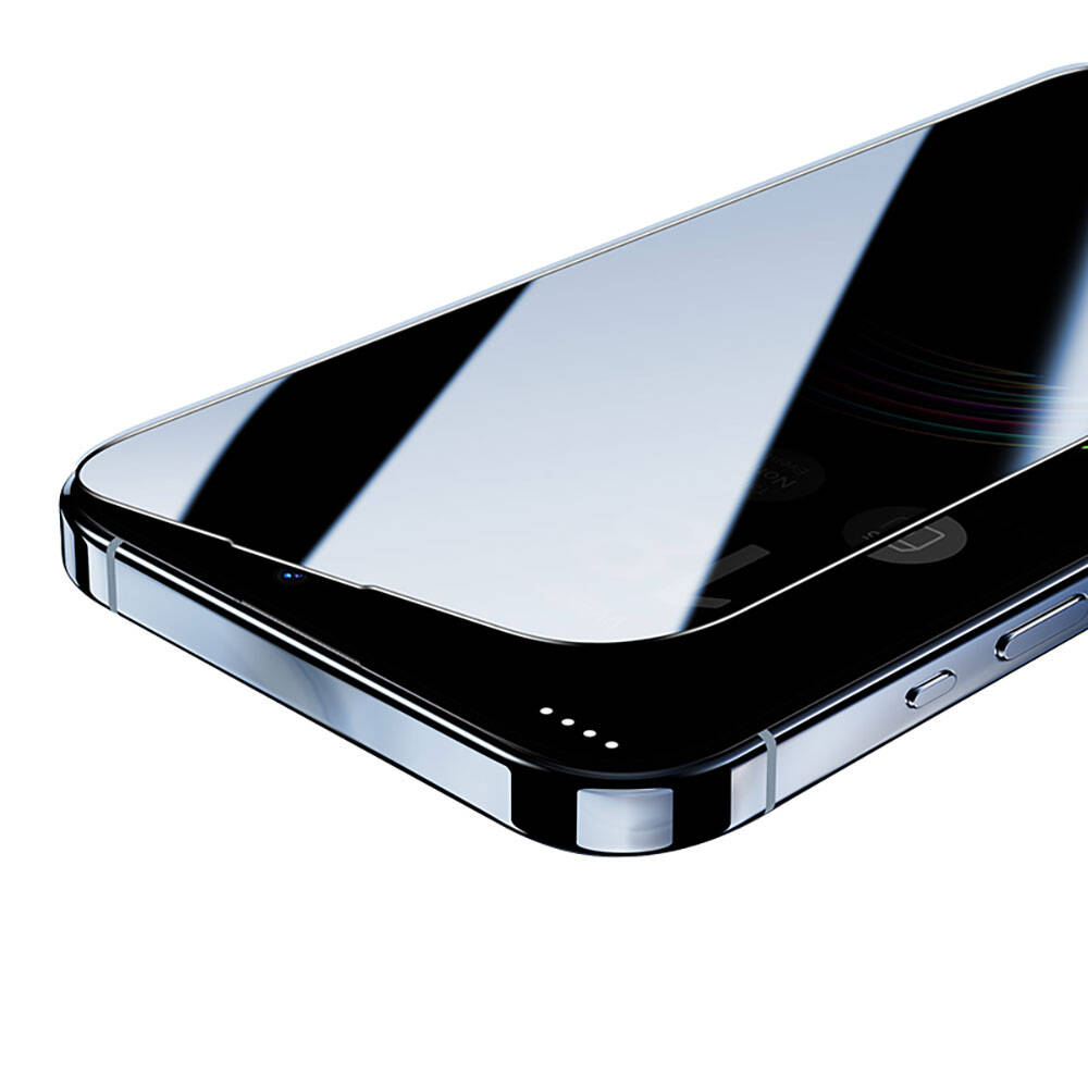 iPhone 15 Pro Benks V Pro Ultra Shield Privacy 0.3mm Ekran Koruyucu + Kolay Uygulama Aparatlı
