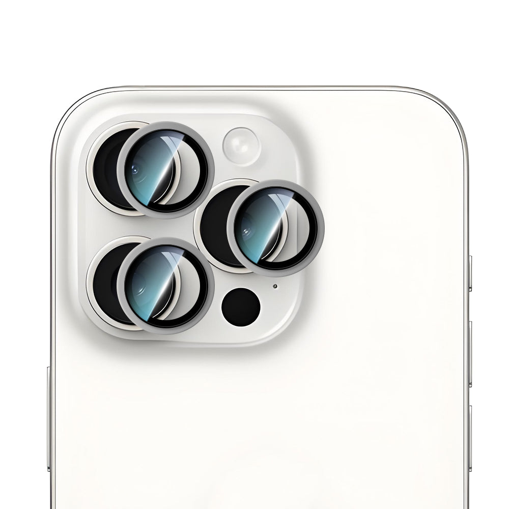 iPhone 15 Pro Max CaseWorld Alloy Serisi Oleofobik Anti Reflective Kamera Lens Koruyucu