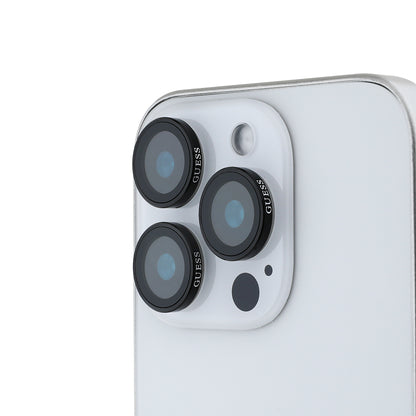 iPhone 15 Pro Guess Orjinal Lisanslı Metal Kamera Lens Koruyucu