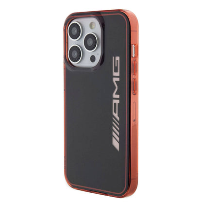 iPhone 15 Pro Kılıf AMG Orjinal Lisanslı Çift Katmanlı Şeffaf Büyük Logo Kılıf