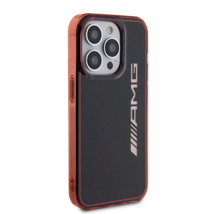 iPhone 15 Pro Kılıf AMG Orjinal Lisanslı Çift Katmanlı Şeffaf Büyük Logo Kılıf