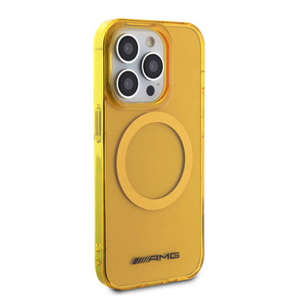 iPhone 15 Pro Kılıf AMG Orjinal Lisanslı M-safe Şarj Özellikli Transparan Kılıf