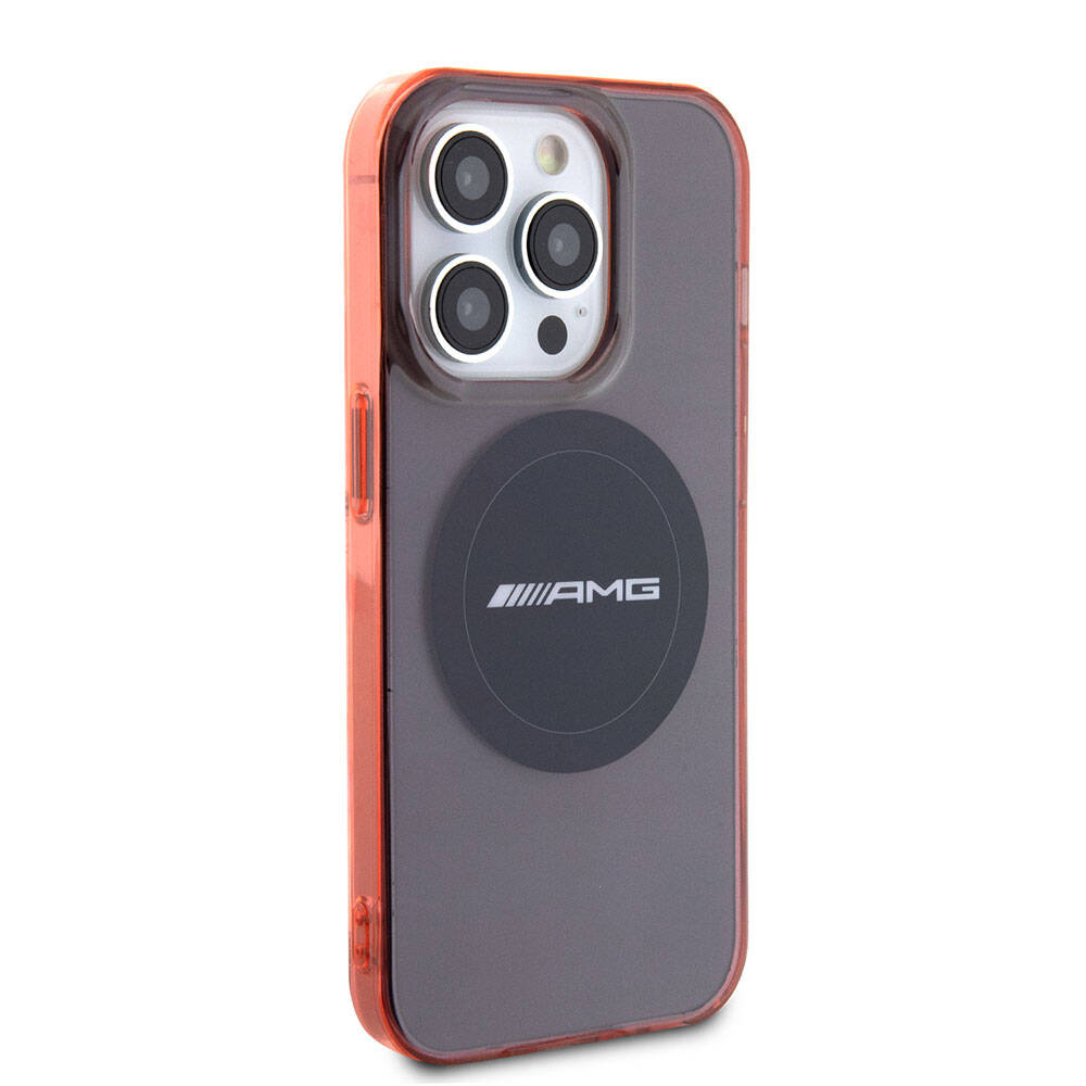 iPhone 15 Pro Kılıf AMG Orjinal Lisanslı M-safe Şarj Özellikli Transparan Timeless Kılıf