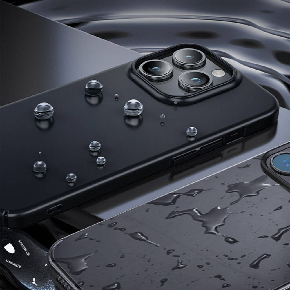 Apple iPhone 15 Pro Kılıf Benks Ultra İnce PC Kapak Gri