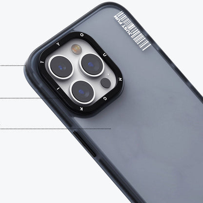 iPhone 15 Pro Kılıf Buzlu Mat Tasarım Youngkit Colored Sand Serisi Kılıf