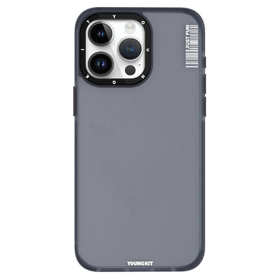 Apple iPhone 15 Pro Kılıf Buzlu Mat Tasarım Youngkit Colored Sand Serisi Kapak Pembe
