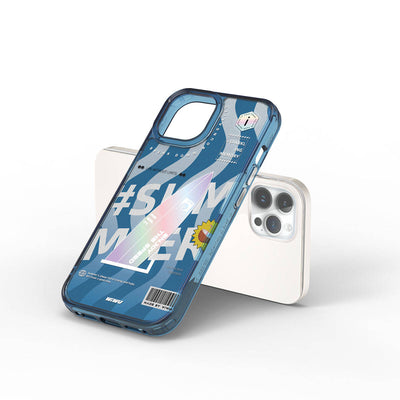 Apple iPhone 15 Pro Kılıf Çift Katman Desenli Wiwu Summer Serisi Kapak Yeşil